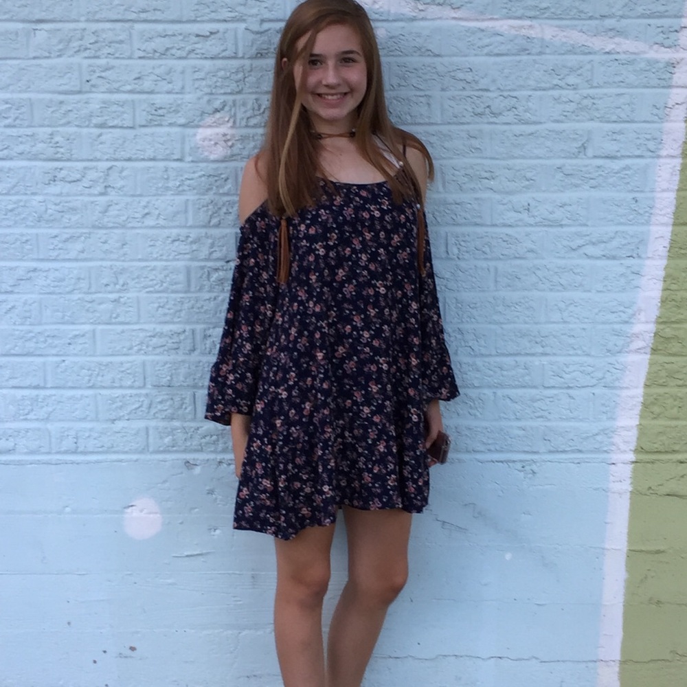 Altar’d State Floral Off The Shoulder Dress